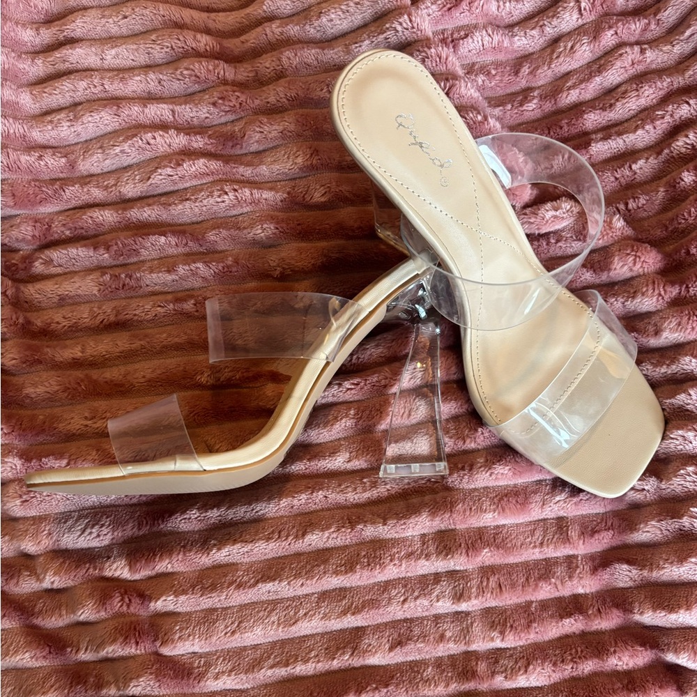 Heels nude/clear strap - Picture 3 of 3